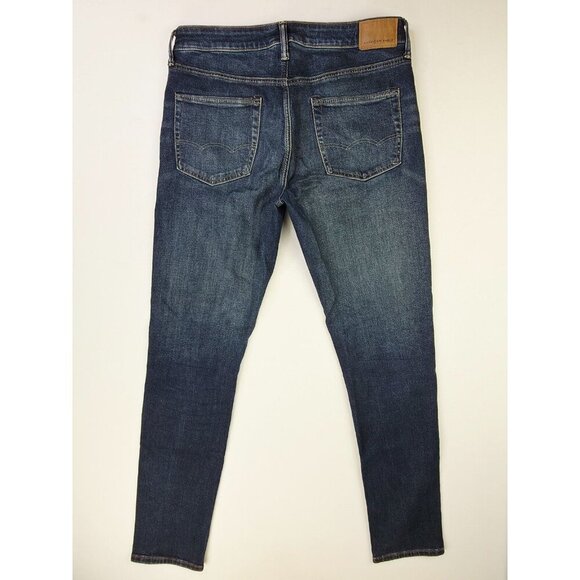 American Eagle Outfitters 32X36 Men Athletic Fit Airflex + Blue Denim Logo Jeans - Picture 1 of 12